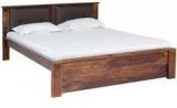 Woodsworth Havana Queen Sized Sheesham Wood Bed In Provincial Teak Finish