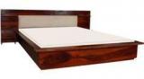 Woodsworth Hilda Solid Wood Queen Size Bed With Bed Side Tables In Colonial Maple Finish