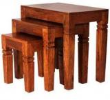 Woodsworth Homerton Set Of Tables In Colonial Maple