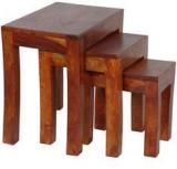 Woodsworth Homerton Solid Wood Set Of Tables In Colonial Maple