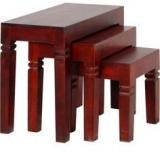 Woodsworth Homerton Solid Wood Set Of Tables In Passion Mohagony Finish