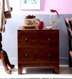 Woodsworth Hudson Bed Side Table In Provincial Teak Finish