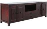 Woodsworth Hudson Entertainment Unit In Passion Mahogany Finish