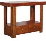 Woodsworth Ilwaco Console Table In Honey Oak Finish