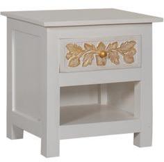 Woodsworth Isabella Bedside Table In White Colour