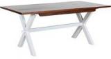 Woodsworth Isabella Six Seater Dining Table In Dual Tone