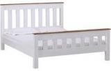 Woodsworth Isabella Solid Wood Queen Sized Bed In White Finish