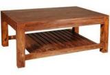 Woodsworth Jacques Under Shelved Coffee Table In Colonial Maple Finish