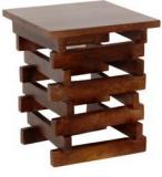 Woodsworth Jenga Solid Wood End Table In Provincial Teak Wood Finish