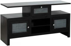 Woodsworth Karlsruhe Solid Wood Entertainment Unit in Espresso Walnut Finish