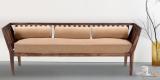 Woodsworth Kelso Three Seater Sofa In Provincial Teak Finish