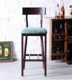 Woodsworth Kennewick Bar Chair In Espresso Walnut Finish