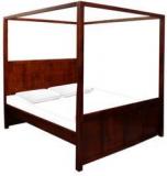 Woodsworth La Paz Finely Designed Solid Wood Poster Bed In Honey Oak Finish