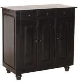 Woodsworth La Paz Solid Wood Cabinet In Espresso Walnut Finish