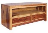 Woodsworth Lehmbruck Entertainment Unit In Natural Sheesham Finish