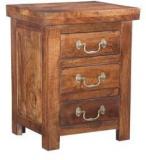 Woodsworth Leon Bed Side Table In Provincial Teak Finish