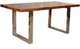 Woodsworth Liam Six Seater Dinning Table In Natural Sheesham Finish