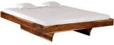 Woodsworth Lima Solid Wood King Size Bed In Natural Finish