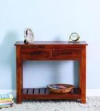 Woodsworth Logan Console Table In Honey Oak Finish