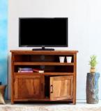 Woodsworth Logan Entertainment Unit In Warm Walnut Finish