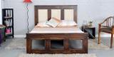 Woodsworth Lynden Single Bed In Provincial Teak Finish