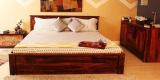 Woodsworth Lynden Slatted King Size Bed In Provincial Teak Finish