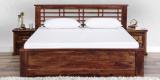 Woodsworth Lynden Slatted Queen Size Bed In Provincial Teak Finish