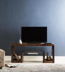 Woodsworth Madison Entertainment Unit in Provincial Teak Finish