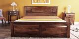 Woodsworth Madison Queen Bed With Storage In Provincial Teak Finish