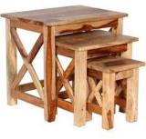 Woodsworth Malaga Set Of Tables In Natural Sheesham Finish