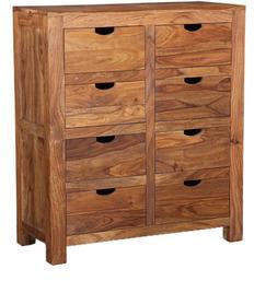 Woodsworth Managua Chest Of Drawers In Natural Sheesham Finish