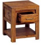 Woodsworth Manaus Bed Side Table In Colonial Maple Finish