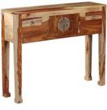 Woodsworth Mandarin Console Table In Natural Finish