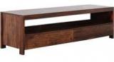 Woodsworth Maracaibo Solid Wood Entertainment Unit In Provincial Teak Finish