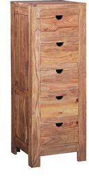 Woodsworth Maracay Chest Of Drawers In Natural Sheesham Finish