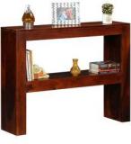 Woodsworth Maracay Solid Wood Console Table In Honey Oak Finish