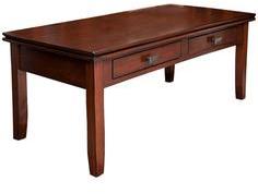 Woodsworth Maracay Storage Coffee Table In Colonial Maple Finish