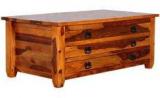 Woodsworth Maraicaibo Large Coffee Table In Colonial Maple Finish