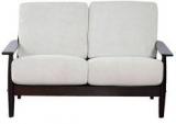 Woodsworth Marcella Beige Two Seater Sofa In Cappuccino Finish