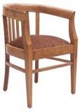 Woodsworth Mariana Teak Wood Arm Chair In Rosewood Finish