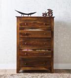 Woodsworth Maritsa Chest With Five Drawer In Provincial Teak Finish