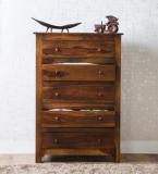 Woodsworth Maritsa Chest With Five Drawers In Provincial Teak Finish