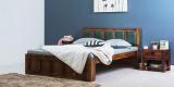 Woodsworth Maritsa King Size Bed In Melamine Provincial Teak Finish