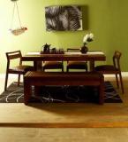 Woodsworth Maritsa Six Seater Dining Sets In Provincial Teak Finish