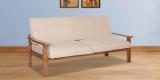 Woodsworth Maritsa Three Seater Sofa In Melamine Provincial Teak Finish