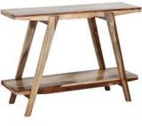 Woodsworth Medellin Console Table In Natural Mango Wood Finish