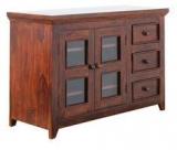 Woodsworth Medellin Entertainment Unit In Colonial Maple Finish