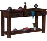 Woodsworth Medellin Solid Wood Console Table In Provincial Teak Finish