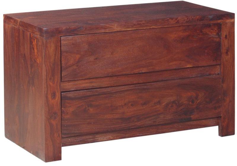 Woodsworth Mexico Cabinet with Two Drawers in Colonial Maple Finish