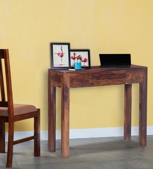 Woodsworth Mexico Console Table With One Drawer in Provincial Teak Finish